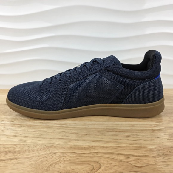 Rothy's RS01 Sneakers Mens Size 10 Navy Blue Knit Gum Washable Casual Shoes - Picture 2 of 15